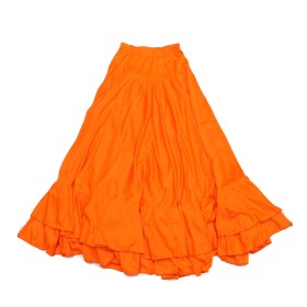 Jupe de Flamenco pour Femme 8FQ03M Orange (M)