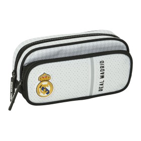 Fourre-tout Real Madrid C.F. Blanc Gris 21 x 10.5 x 6 cm de Real Madrid C.F., Trousses - Réf : S4311147, Prix : 12,77 €, Remi...