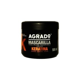 Maschera Riparatrice per Capelli Keratine Agrado (500 ml) di Agrado, Balsami ad azione profonda e trattamenti - Rif: S4500192...