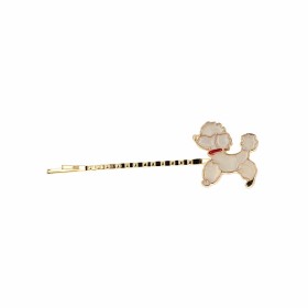 Pince Araban Doré Blanc Chien de Araban, Piques et épingles à cheveux - Réf : S4500572, Prix : 4,01 €, Remise : %