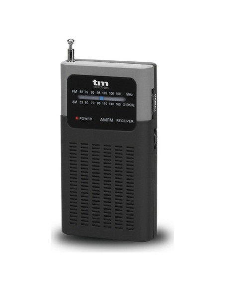 Transistor Radio TM Electron Black | Tienda24 Tienda24.eu