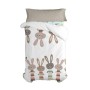 Fitted sheet HappyFriday MOSHI MOSHI Multicolour 90 x 200 x 32 cm by HappyFriday, Sheets and pillowcases - Ref: D1610059, Pri...