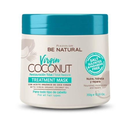 Masque réparateur pour cheveux Be Natural Virgin Coconut 350 ml de Be Natural, Soins et masques - Réf : S4514801, Prix : 8,66...