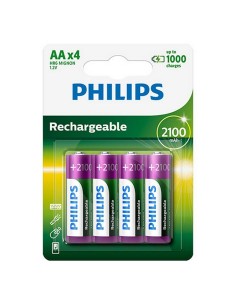 Batteries Philips R6B4B260/10 1,2 V | Tienda24 Tienda24.eu