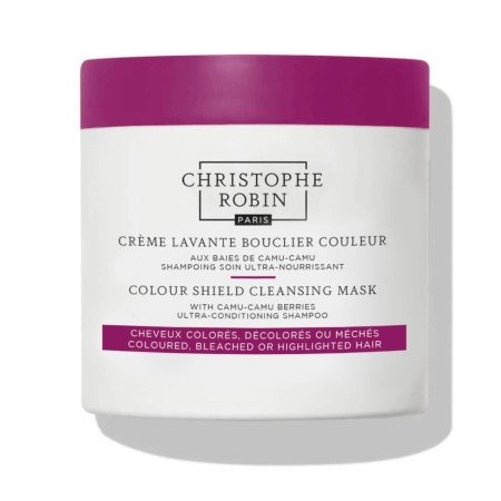 Masque pour cheveux Christophe Robin Colour Shield Cleansing Mask (250 ml) de Christophe Robin, Soins et masques - Réf : S451...