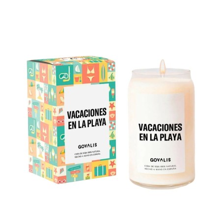 Vela Perfumada GOVALIS Vacaciones en la Playa (500 g) de GOVALIS, Velas - Ref: S4517150, Preço: 26,49 €, Desconto: %