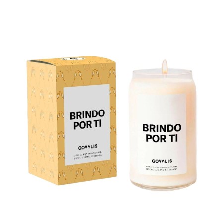 Scented Candle GOVALIS Brindo por ti (500 g) | Tienda24 - Global Online Shop Tienda24.eu