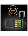 Charger + Rechargeable Batteries DURACELL CEF27EU 2 x AA + 2 x AAA 1700 mAh 750 mAh | Tienda24 Tienda24.eu