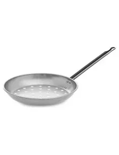 Pan for Roasting Chestnuts Vaello Silver Steel Ø 26 cm by Vaello, Griddle Pans - Ref: S6503143, Price: €6.20, Discount: %