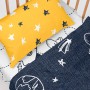 Conjunto de Lençóis HappyFriday Mr Fox Starspace Multicolor Berço de Bebé 2 Peças de HappyFriday, Roupa de cama para berços -...