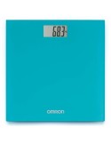 Digital Bathroom Scales Omron 29 x 27 x 2,2 cm Blue Glass | Tienda24 Tienda24.eu