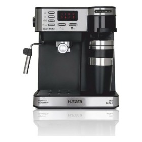 Máquina de Café Expresso Manual Haeger 1450W Multicolor 1,2 L de Haeger, Máquinas de café expresso e capuchino - Ref: S470017...