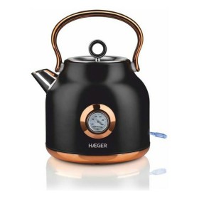 Bollitore Elettrico con Teiera Haeger EK-22B.024A Nero Acciaio inossidabile 2200 W 1,7 L di Haeger, Bollitori - Rif: S4700186...