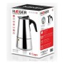 Cafeteira Italiana Haeger Moka Aço inoxidável 18/10 de Haeger, Cafeteiras italianas - Ref: S4700235, Preço: 20,73 €, Desconto: %