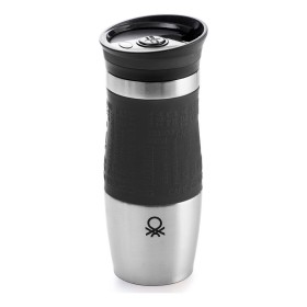 Thermos Benetton Black Stainless steel White 500 ml (400 ml) by Benetton, Thermos flasks - Ref: S5001981, Price: 9,81 €, Disc...