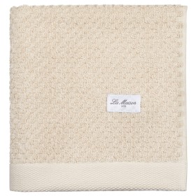 Bath towel La Maison Beige 100% cotton 30 x 50 cm by La Maison, Towels - Ref: S5002542, Price: 9,45 €, Discount: %