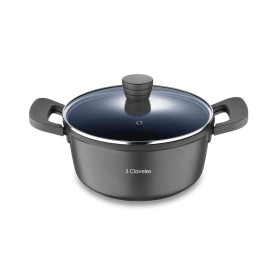 Casserole with glass lid 3 Claveles Blue Black 6,7 l 28 x 12,5 cm by 3 Claveles, Casserole pans - Ref: S5003625, Price: 35,54...