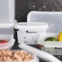 Hermetic Lunch Box Masterpro Foodies polypropylene Squared 1 L 17,6 x 10,8 x 10 cm White Transparent by Masterpro, Food stora...