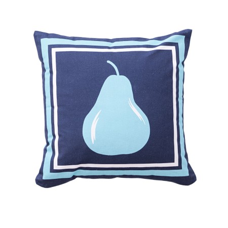 Cushion Benetton Blue Pear 40 x 40 cm Squared by Benetton, Cushions - Ref: S5003638, Price: 9,45 €, Discount: %