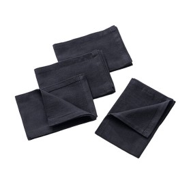 Buy Napkins Benetton Black 40 x 40 cm 4 Pieces