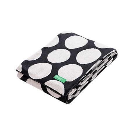 Blanket Benetton Black Mouse 140 x 190 cm | Tienda24 - Global Online Shop Tienda24.eu