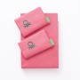 Juego de Sábanas Benetton Rosa 4 Piezas de Benetton, Sábanas y fundas de almohada - Ref: S5003663, Precio: 62,22 €, Descuento: %