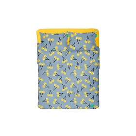 Juego de Sábanas Benetton Amarillo Azul Estándar Cerezas 4 Piezas de Benetton, Sábanas y fundas de almohada - Ref: S5003670, ...