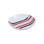 Dinnerware Set Beverly Hills Polo Club Blue Red Porcelain Stripes 12 Pieces by Beverly Hills Polo Club, Combination Sets - Re...