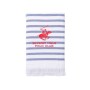 Bath towel Beverly Hills Polo Club Blue White 100% cotton 80 x 165 cm | Tienda24 - Global Online Shop Tienda24.eu