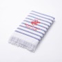 Bath towel Beverly Hills Polo Club Blue White 100% cotton 80 x 165 cm | Tienda24 - Global Online Shop Tienda24.eu