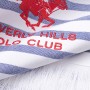 Bath towel Beverly Hills Polo Club Blue White 100% cotton 80 x 165 cm | Tienda24 - Global Online Shop Tienda24.eu