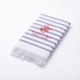 Bath towel Beverly Hills Polo Club Blue White 100% cotton 80 x 165 cm | Tienda24 - Global Online Shop Tienda24.eu