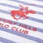 Bath towel Beverly Hills Polo Club Blue White 100% cotton 80 x 165 cm | Tienda24 - Global Online Shop Tienda24.eu