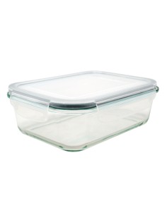 Lunch box Borgonovo Squared Blue 3,2 L (6 Units) | Tienda24 Tienda24.eu