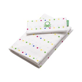 Bedding set Hosteline IRIS White Double | Tienda24 - Global Online Shop Tienda24.eu