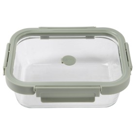 Fiambrera Hermética Lékué Vidrio de Borosilicato Rectangular 1,05 L de Lékué, Almacenamiento de alimentos - Ref: S5003708, Pr...