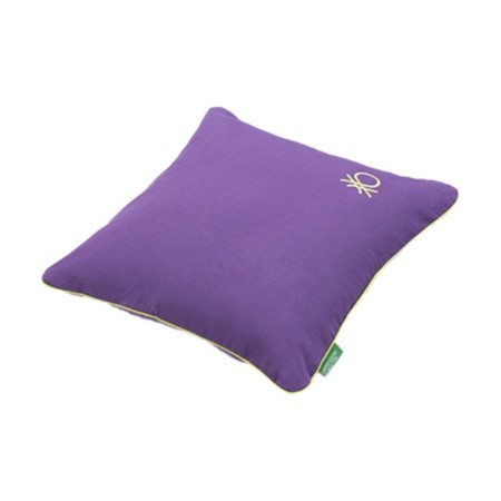 Coussin Benetton Rainbow Violet 45 x 45 cm de Benetton, Coussins - Réf : S5003726, Prix : 9,45 €, Remise : %