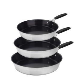 Set of Frying Pans Masterpro Smart Stainless steel Ø 24 cm Ø 20 cm Ø 28 cm 3 Pieces by Masterpro, Frying Pans - Ref: S5003734...