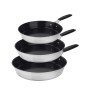 Set of Frying Pans Masterpro Smart Stainless steel Ø 24 cm Ø 20 cm Ø 28 cm 3 Pieces | Tienda24 - Global Online Shop Tienda24.eu