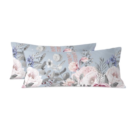 Funda de almohada HappyFriday Soft bouquet Multicolor 45 x 110 cm (2 Unidades) de HappyFriday, Sábanas y fundas de almohada -...