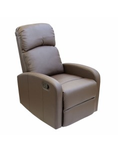 Sillón Reclinable Astan Hogar Relax Manual Negro Piel Sintética | Tienda24 Tienda24.eu