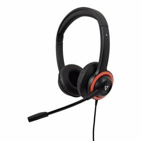 Casques avec Microphone V7 HA530E    Noir de V7, Écouteurs et accessoires - Réf : S55005575, Prix : 16,01 €, Remise : %