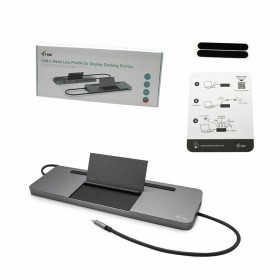 Hub USB i-Tec C31HUBMETAL403 USB x 4 Grigio | Tienda24 - Global Online Shop Tienda24.eu