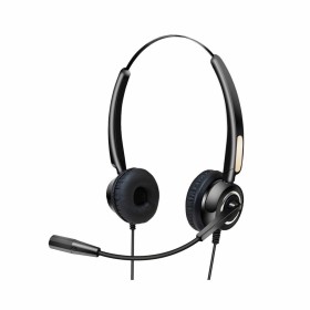 Headphones with Microphone Urban Factory HBV01UF Black by Urban Factory, Headphones and accessories - Ref: S55008704, Price: ...