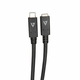 Cable USB C V7 V7UC3EXT-2M   Black by V7, USB Cables - Ref: S55009086, Price: 11,13 €, Discount: %