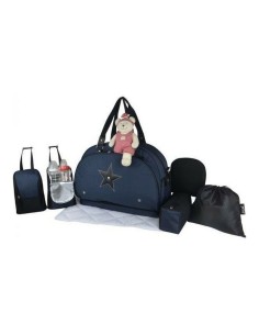 Bolso Cambiador de Pañales Mi bollito Azul claro 15 x 30 x 45 cm | Tienda24 Tienda24.eu