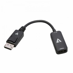 Adaptateur DisplayPort vers HDMI V7 V7DPHDMIACTV   Noir 4K Ultra HD de V7, Câbles HDMI - Réf : S55016912, Prix : 20,21 €, Rem...