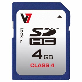 Micro SD Memory Card with Adaptor V7 VF24GAR-3PK-3E Black 4 GB | Tienda24 - Global Online Shop Tienda24.eu