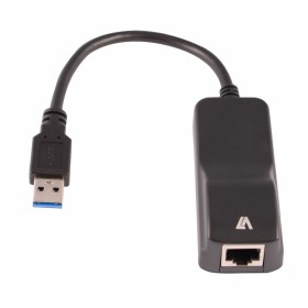 Adaptador Ethernet para USB V7 CBLUSB3RJ-1E   Preto de V7, Cabos Ethernet - Ref: S55018865, Preço: 16,34 €, Desconto: %