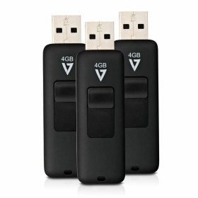 Scheda Di Memoria Micro SD con Adattatore V7 VF24GAR-3PK-3E Nero 4 GB di V7, Schede di memoria - Rif: S55018959, Prezzo: 9,68...